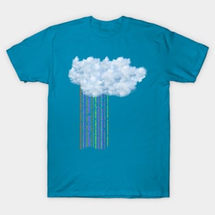 Under a rainbow rainy cloud T-Shirt